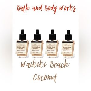 Bath and Body Works Waikiki Beach Coconut Wallflowers Fragrance Refill